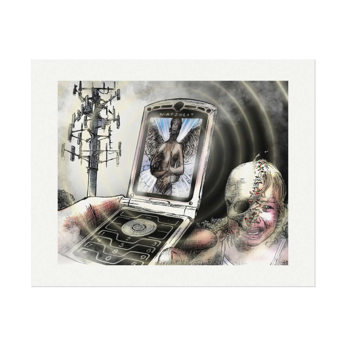 5g sosa brainrot — fine art print by way 2 neat