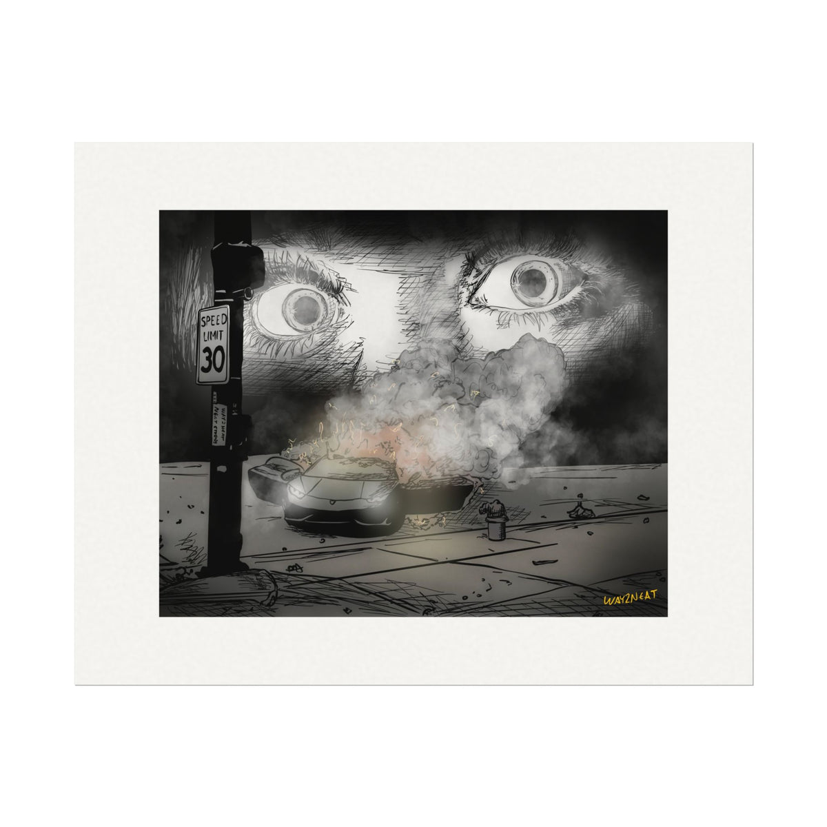 way2driftcore — fine art print by way 2 neat