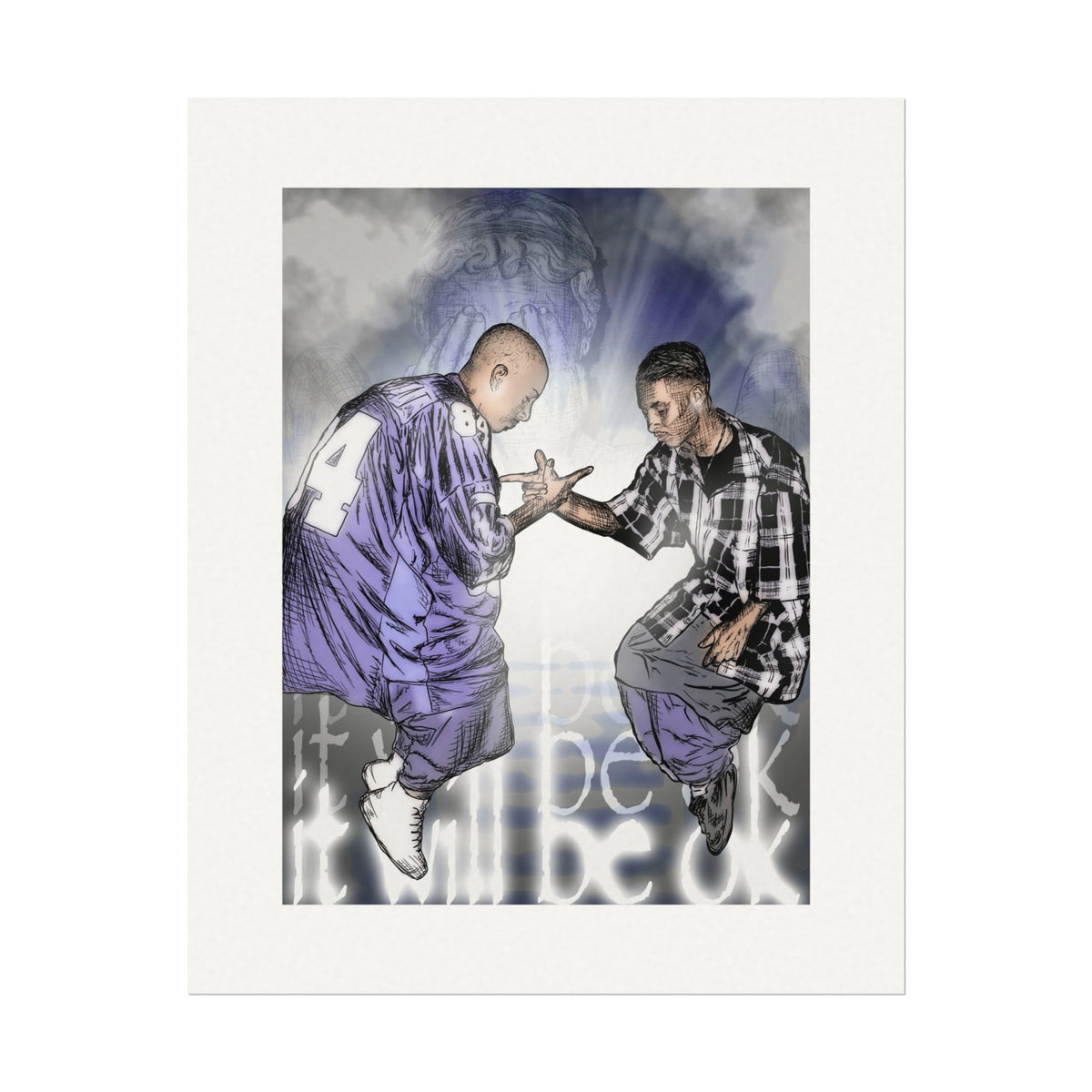 a positive message — fine art print by way 2 neat
